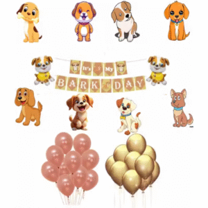Bark Day Dog birthday Theme Balloon Decoration Kit