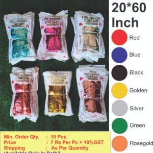 Foil Fringe Curtains 20*60inch