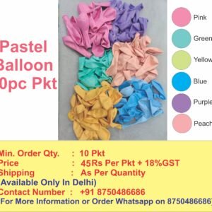 Pastel Balloon 50pc