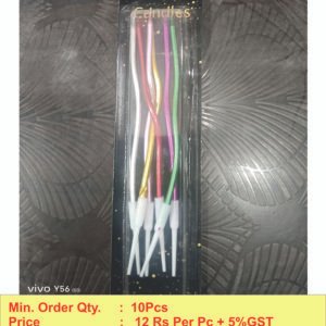 Multicolor Spiral Candle