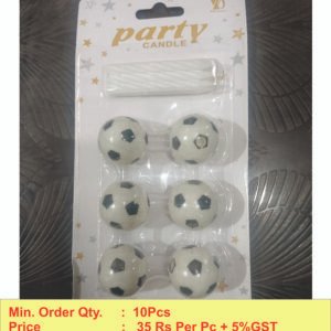 Football Shape Candle