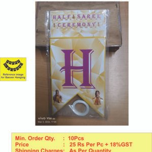 Half saree Ceremony Banner