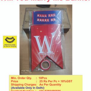 Will you Marry Me Banner