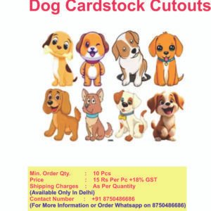 Dog Cardstock Cutouts