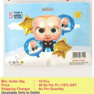 Boss Baby Theme 5pc foil