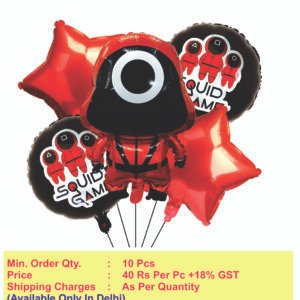 Squid Game Theme 5pc foil